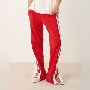 Adidas Originals Adibreak Track Pants in Better Scarlet